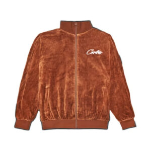 Veste Corteiz All starz VVS Velours Marron